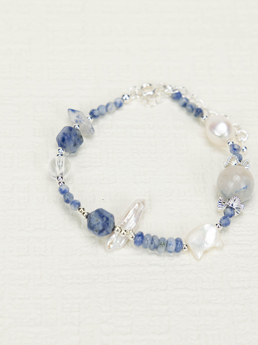Blue Lace Opal Bracelet
