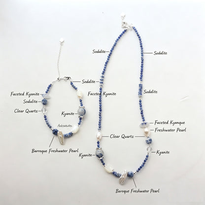 Blue Opal Quartz Set