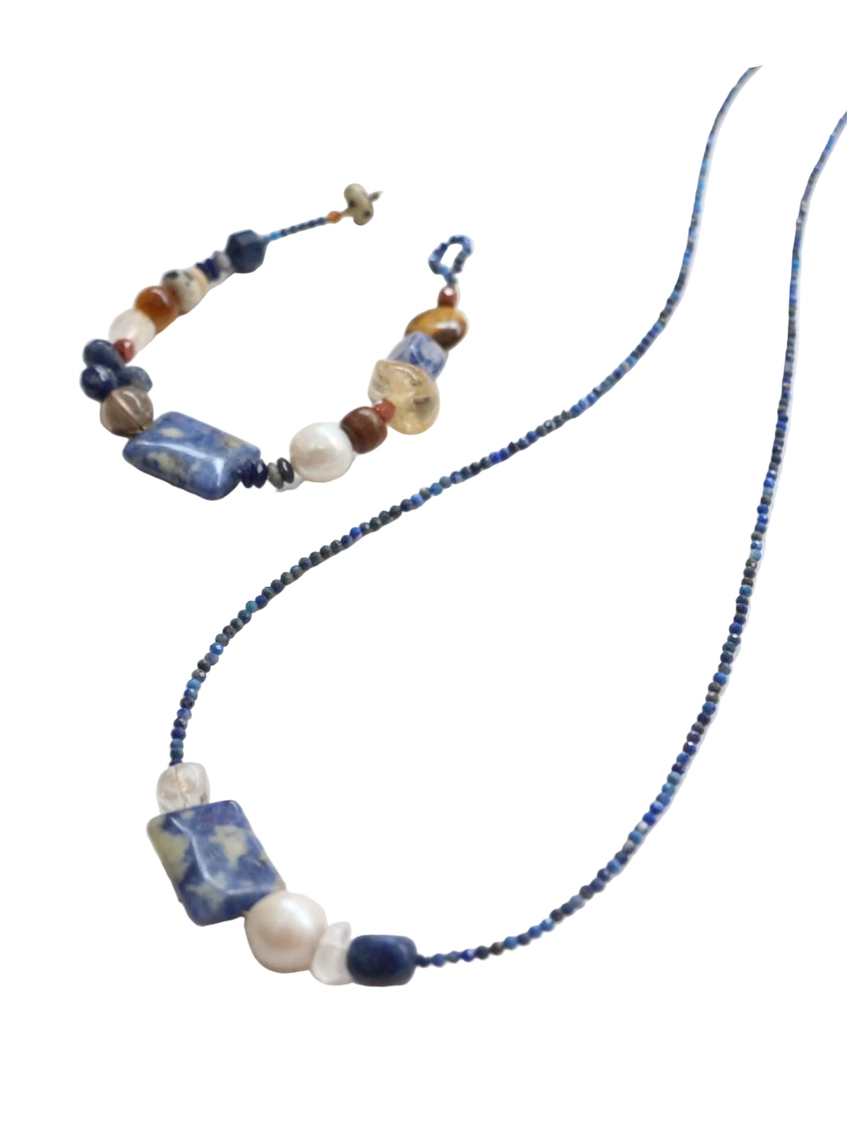 Lapis Pearl Set