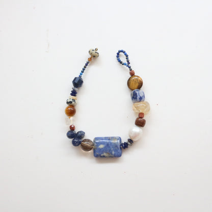 Lapis Pearl Bracelet