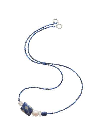 Lapis Lazuli Pearl Necklace