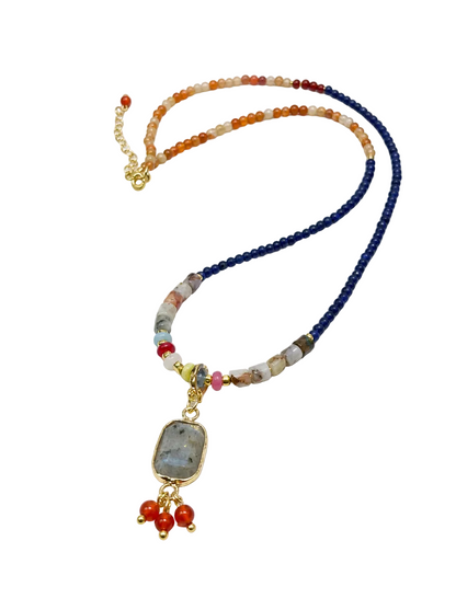 Turquoise Lapis Necklace