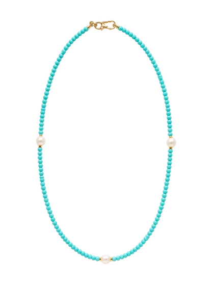 Turquoise Pearl Necklace