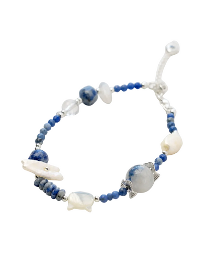 Blue Lace Opal Bracelet