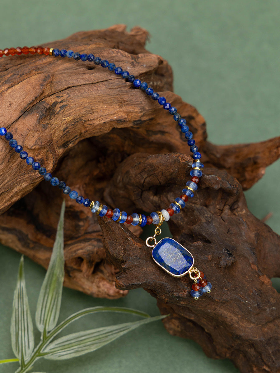Turquoise Lapis Aquamarine Set