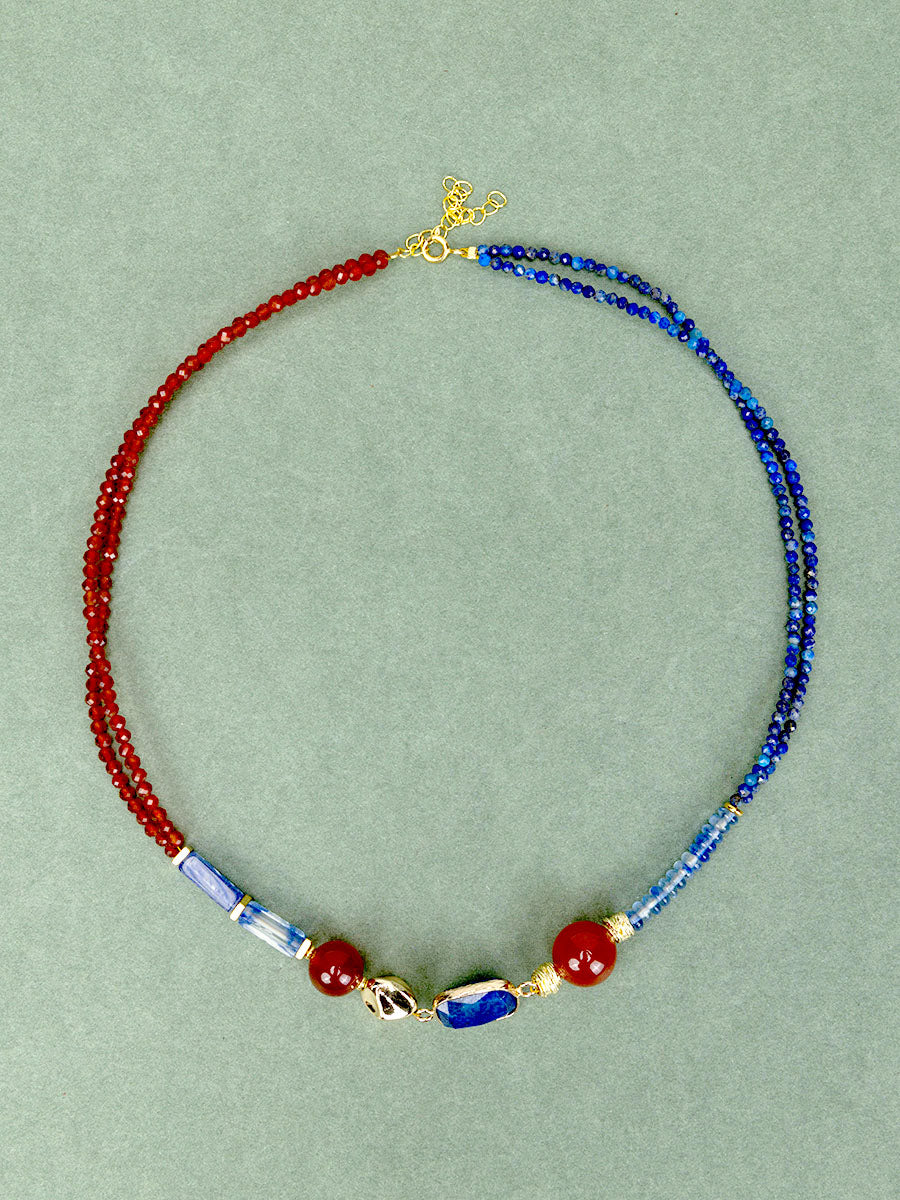 Turquoise Agate Lapis Set