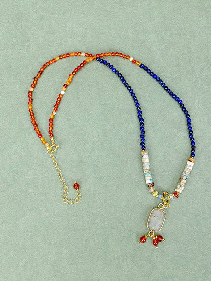 Turquoise Lapis Necklace