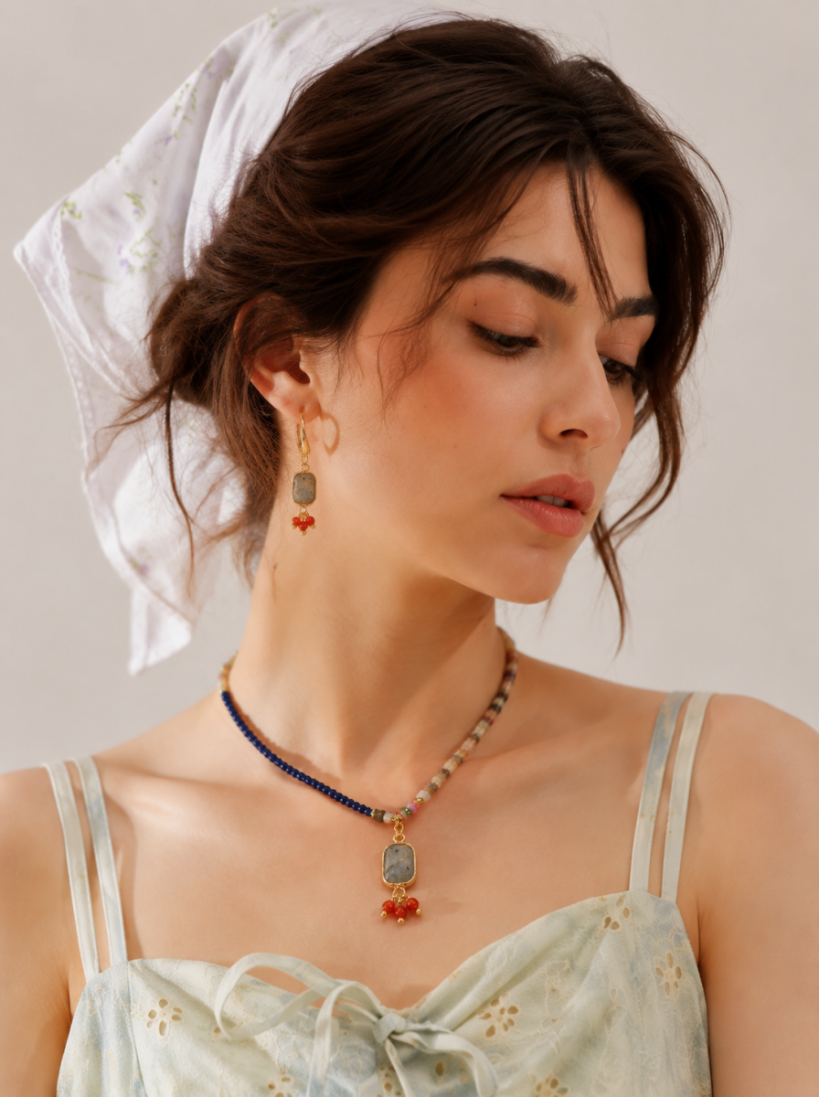 Turquoise Lapis Set
