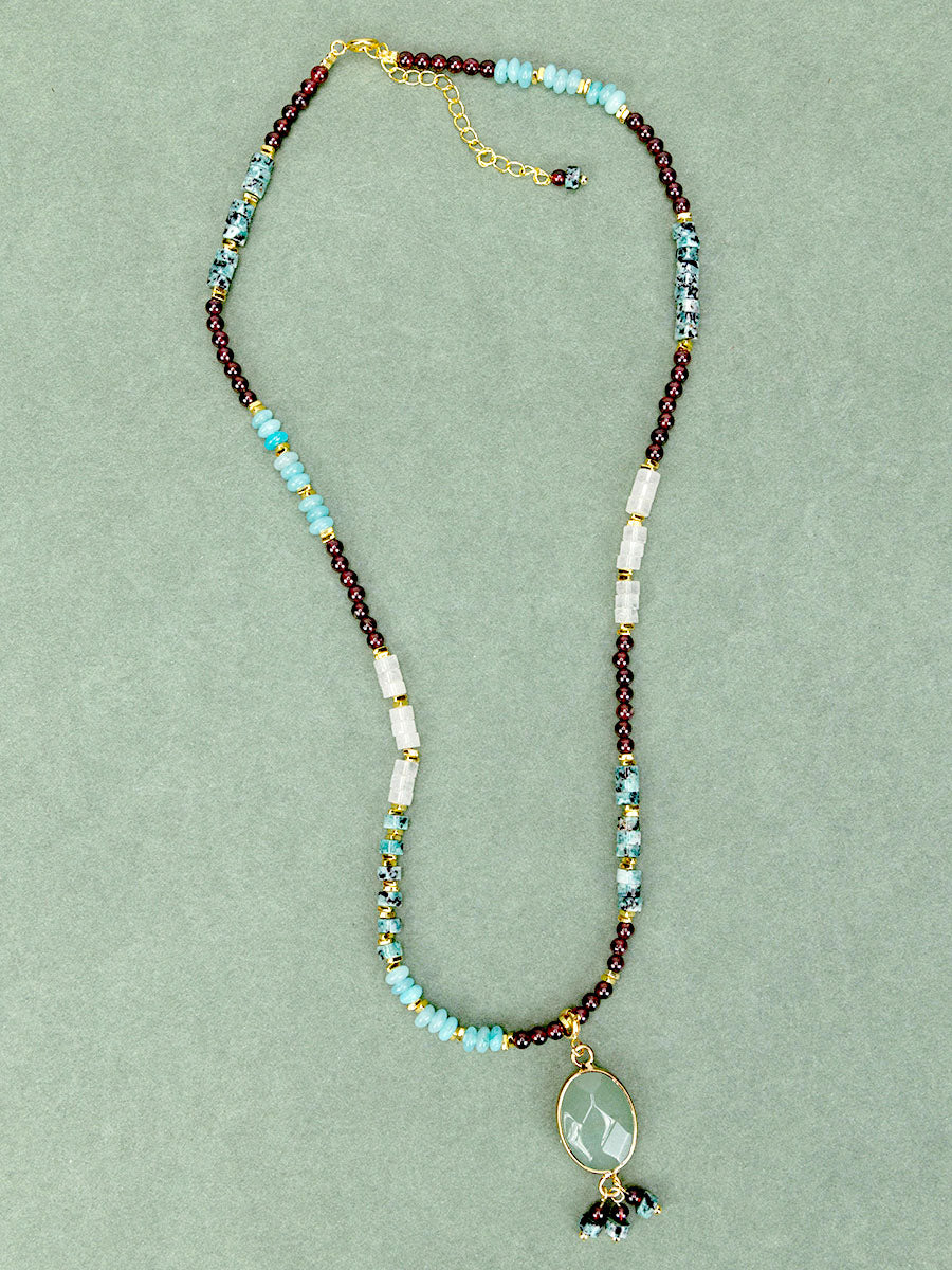 Dunhuang Garnet Necklace