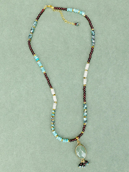 Dunhuang Garnet Necklace