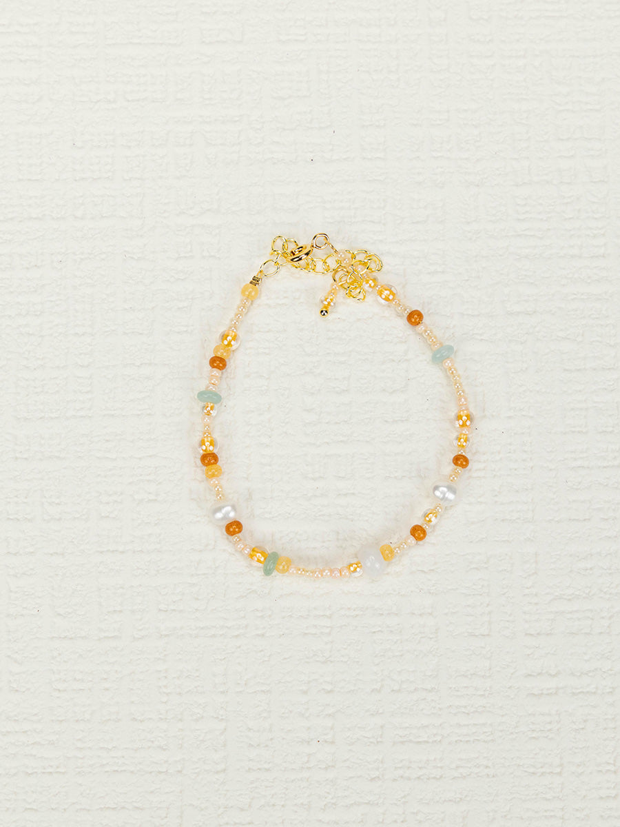 Amazonite Pearl Bracelet