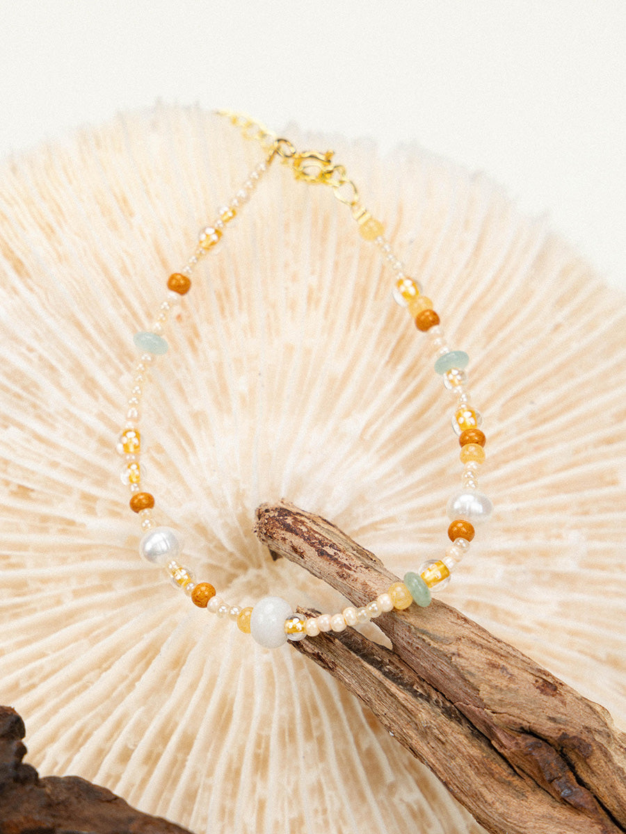 Amazonite Pearl Set