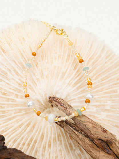 Amazonite Pearl Set