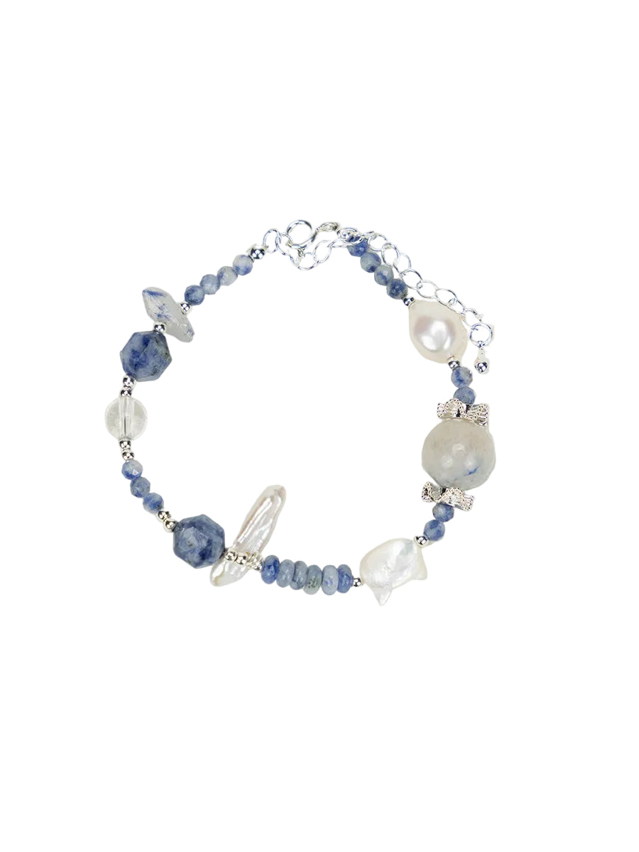 Blue Lace Opal Bracelet
