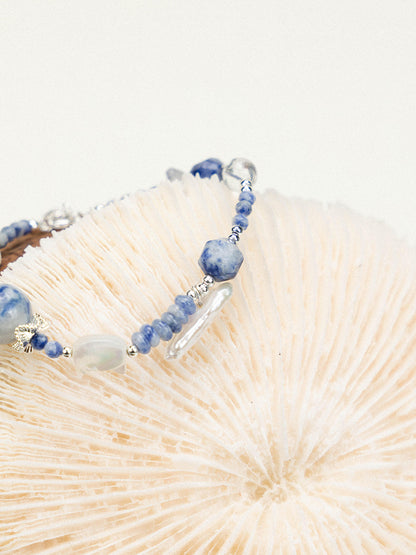 Blue Lace Opal Bracelet