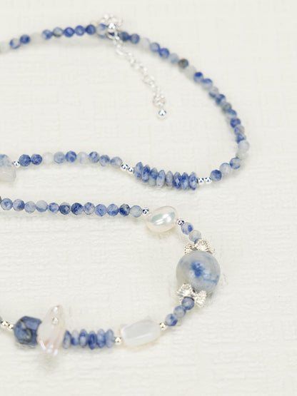 Blue Lace Opal Necklace