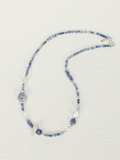 Blue Lace Opal Necklace
