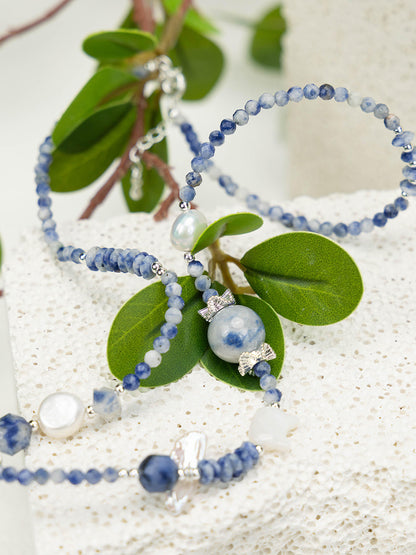 Blue Lace Opal Necklace