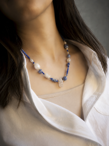 Blue Lace Opal Necklace