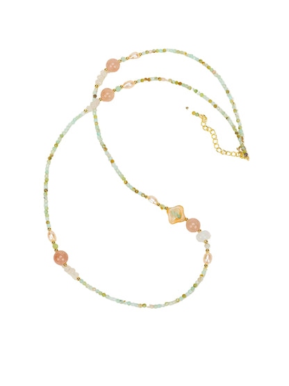 Red Agate Turquoise Necklace