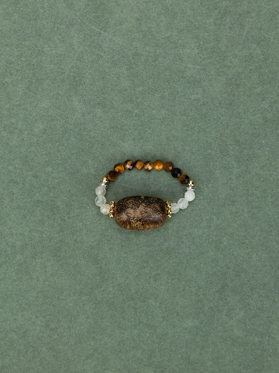 Citrine Tiger's Eye Ring