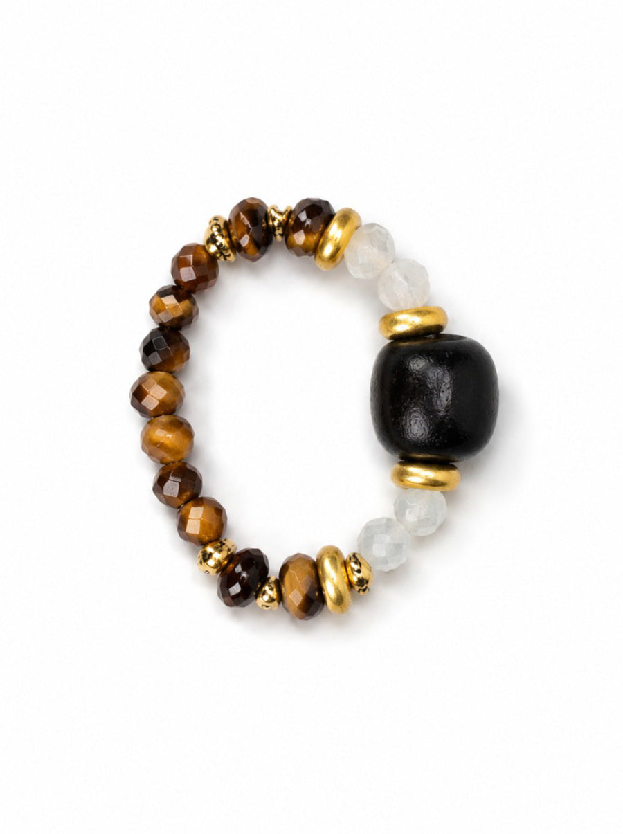 Citrine Tiger's Eye Ring