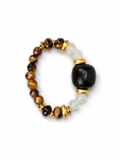 Citrine Tiger's Eye Ring