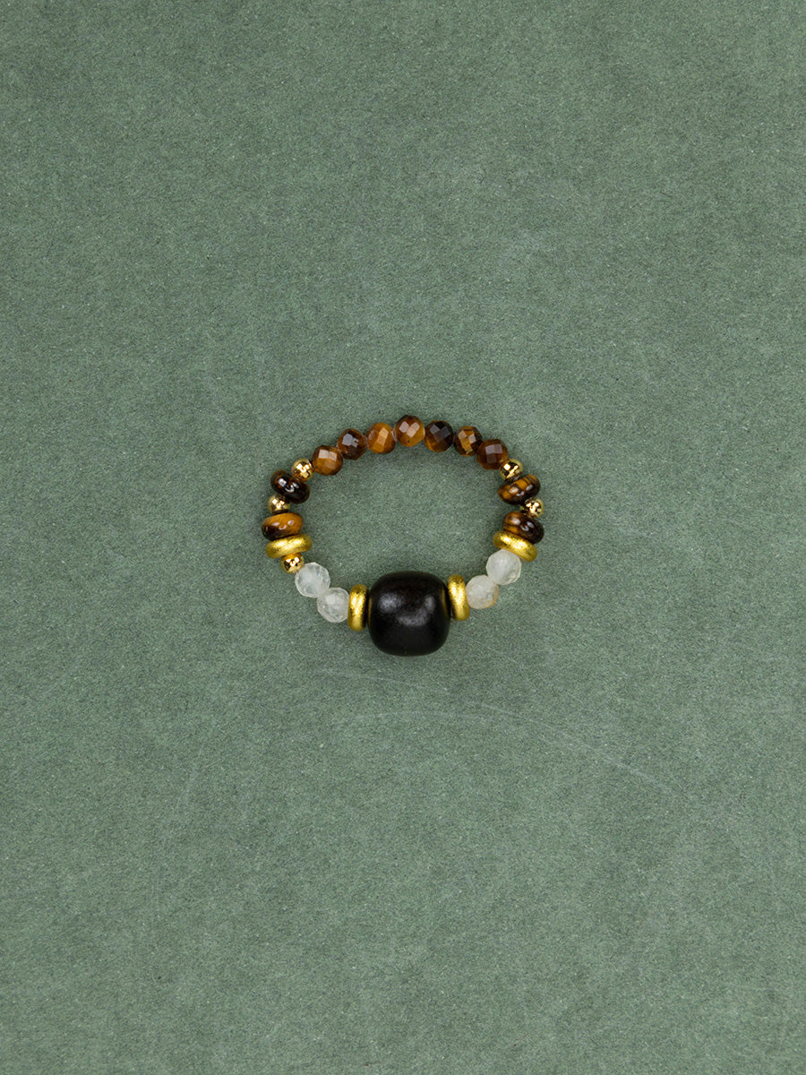 Citrine Tiger's Eye Ring