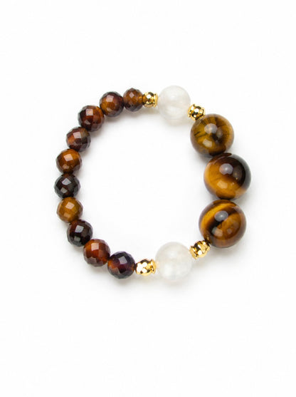 Citrine Tiger's Eye Ring