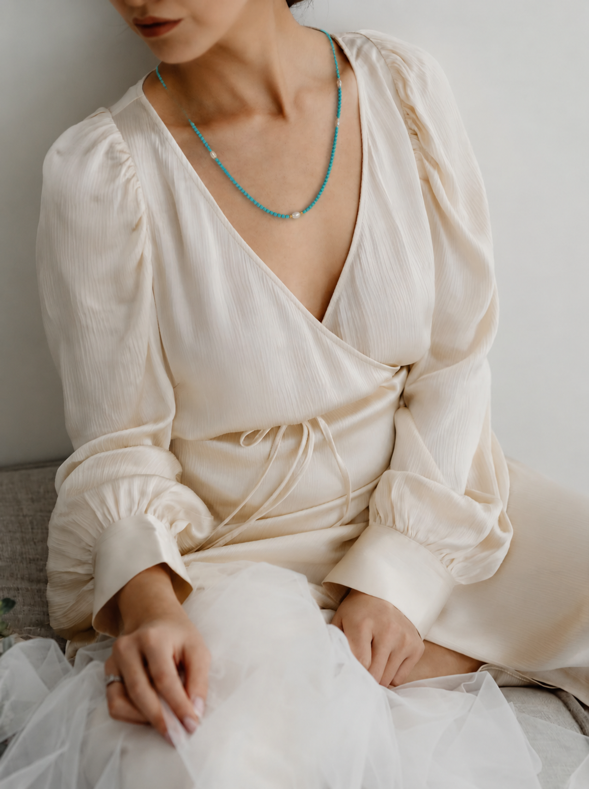 Turquoise Pearl Set