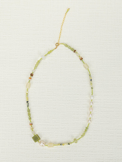 Aventurine Pearl Set