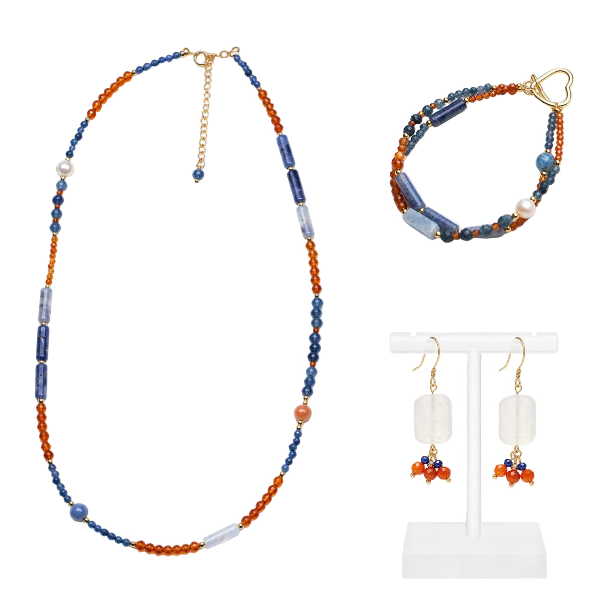 Garnet Opal Set